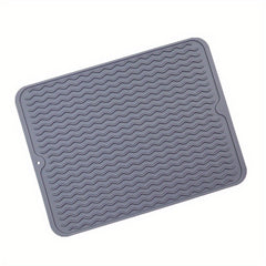 Silicone Dish Drying Mat Anti-slip Coaster Heat-resistant Square Placemat