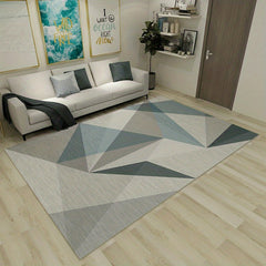 Modern Crystal Velvet Rug Soft Non Slip Living Room Floor Mat Machine Washable