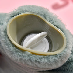 4PCS Plush Hand Warmer Hot Water Bottle with Cloth Cover