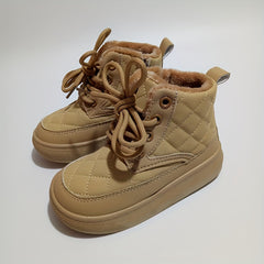 Girl's High Top Boots Non Slip Lace Up Casual Shoes