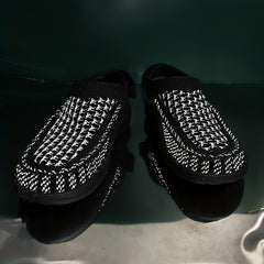Men's Slip On Sandals Outdoor Lightweight Anti-skid Flat Sandals