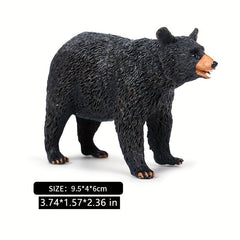 Brown Bear Animal Model Doll Game Decoration Collection Bonsai Props