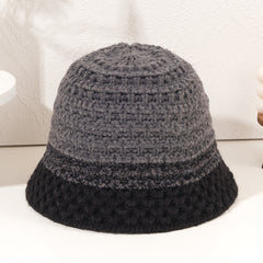Woolen Knitted Hat Mixed Bucket Hat Hip hop Cap