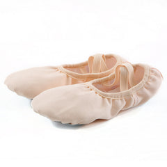 Women's Ballet Dance Shoes Cross Straps Lace Up Soft Sole