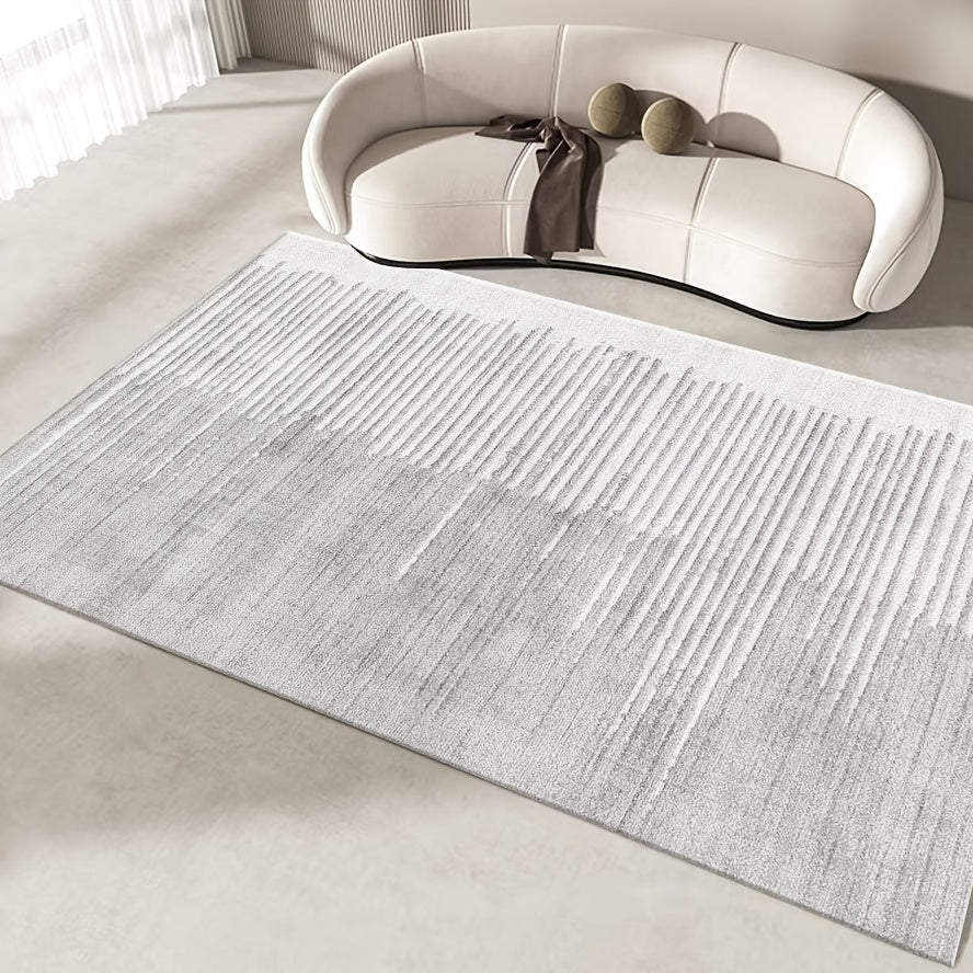 Moroccan Stripe Pattern Area Rug Vintage Loop Velvet Carpet European Sense