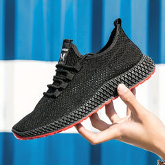 Men's Slip-on Athletic Shoes Breathable Lightweight Shoelaces