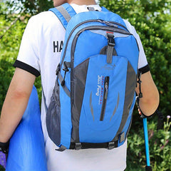 Nylon Waterproof Travel Backpacks Men Climbing Bags