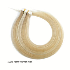 20pcs Ombre Straight Tape In Human Hair Extensions Natural Looking