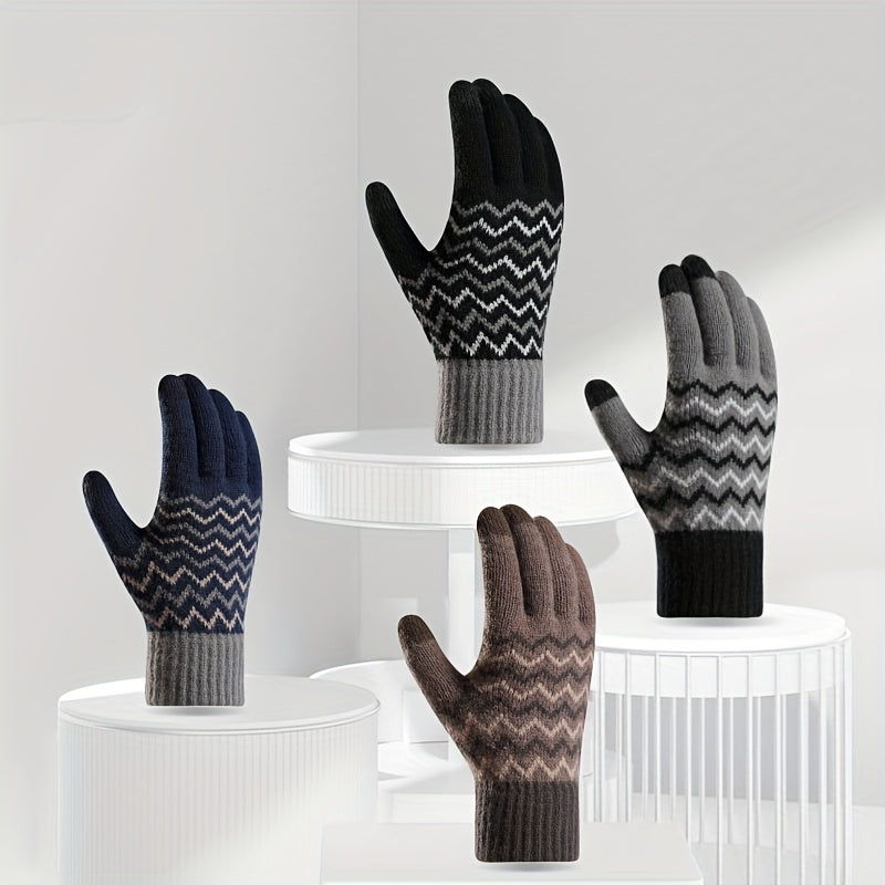 Winter Touch Screen Knitted Warm Gloves