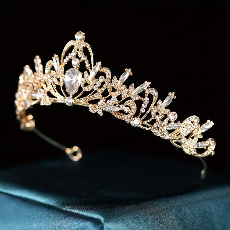 Crystal Rhinestone Crown Headband Wedding Bridal Hair Accessories