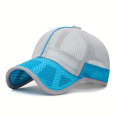 Boys Casual Mesh Baseball Cap Sun Protection Quick Dry Cap