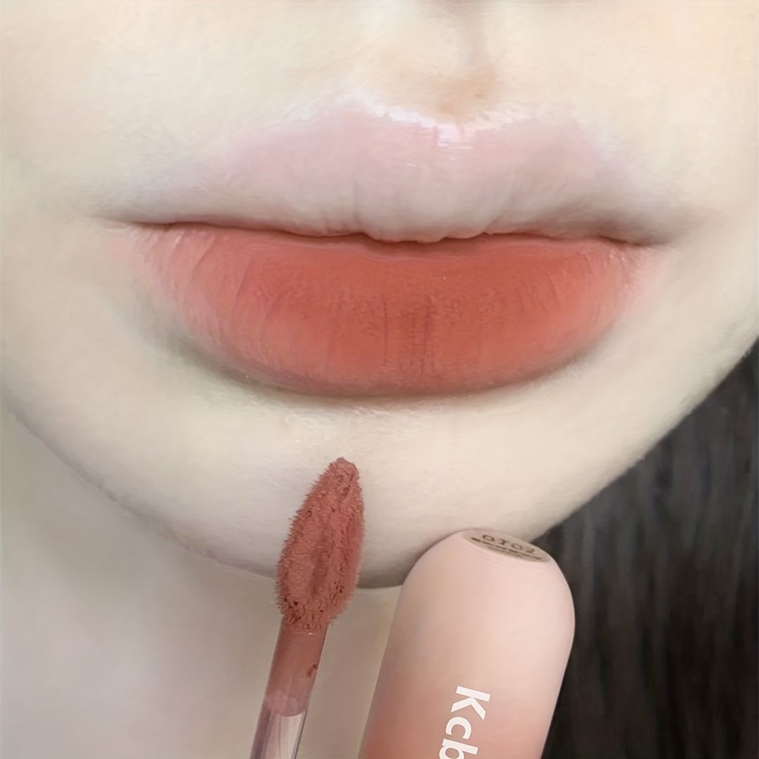 Nude Matte Lipstick Soft Velvet Lip Glaze Long-Lasting Lipstick