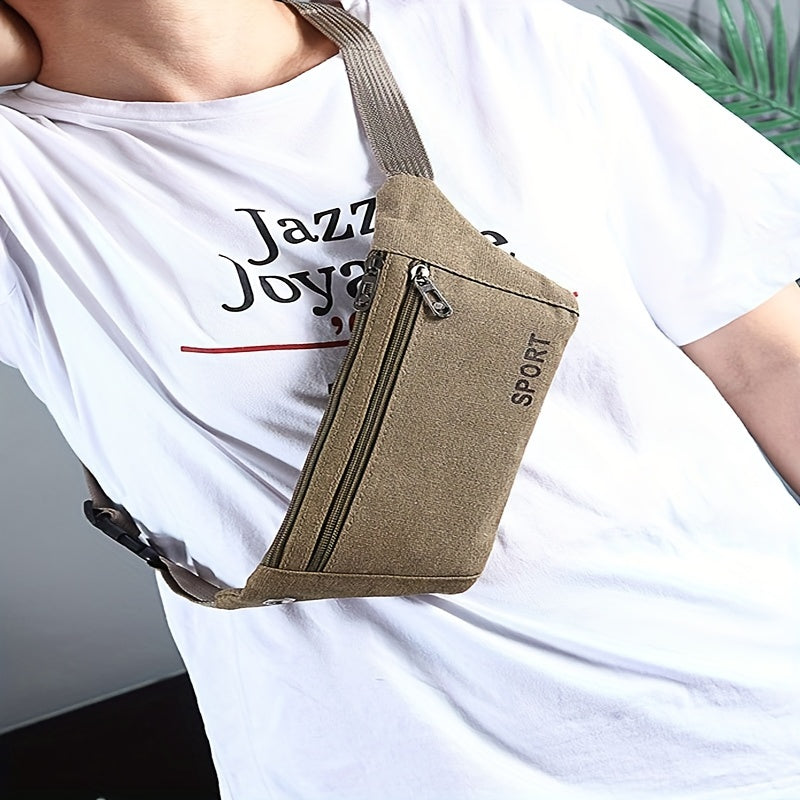 Canvas Anti-theft Pocket Bag for Men & Women Travel Backpack