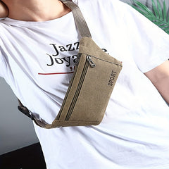 Canvas Anti-theft Pocket Bag for Men & Women Travel Backpack