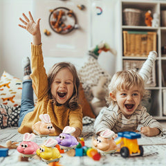 Toddler Press & Go Rabbit Wind Up Toy for Ages 0-3