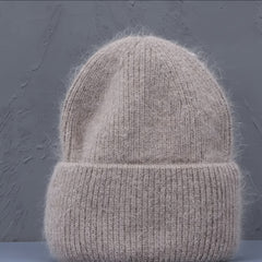 Solid Beanie Hats For Women Men Winter Knitted Warm Hats Sun Protection Hat