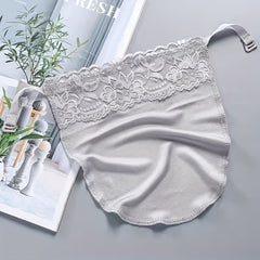 4pcs Lace Chest Cover Anti Peep Clip-on Breast Cover