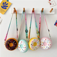 Donut Coin Purse Shoulder Bag for Girls - Perfect Birthday Gift