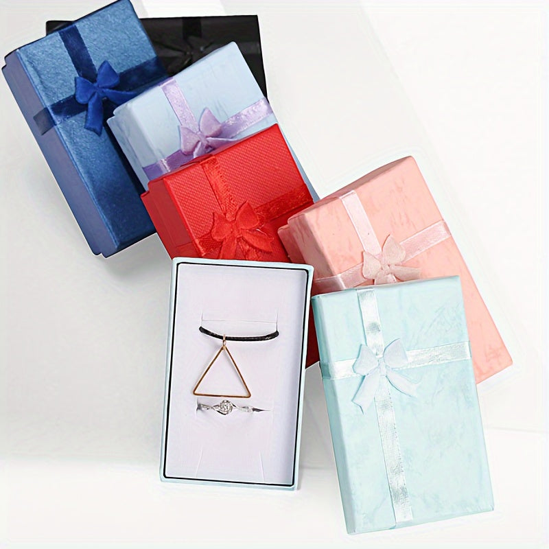 Rectangular Jewelry Box with Lid for Bracelet Ring - Necklace Storage