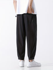 Men's Drawstring Pants Loose Casual Jogger Pants