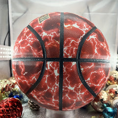 High Elastic TPU Non-slip Basketball Red Flame Series