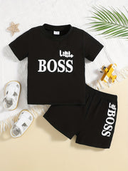 Baby's Pullover Sweatshirt Top And Pants 2pcs Outfits Set
