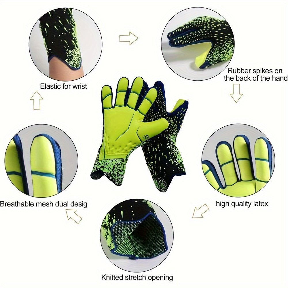 Soccer Goalkeeper Gloves with Strong Grip for Training and Game
