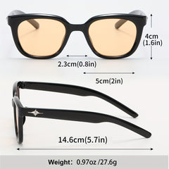2 Pack Men's Star Style Sunglasses