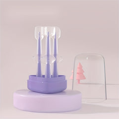 3pcs Silicone Pet Toothbrush Oral Cleaning Kits for Cats and Dogs