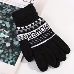 Windproof Knitted Warm Gloves for Men and Women