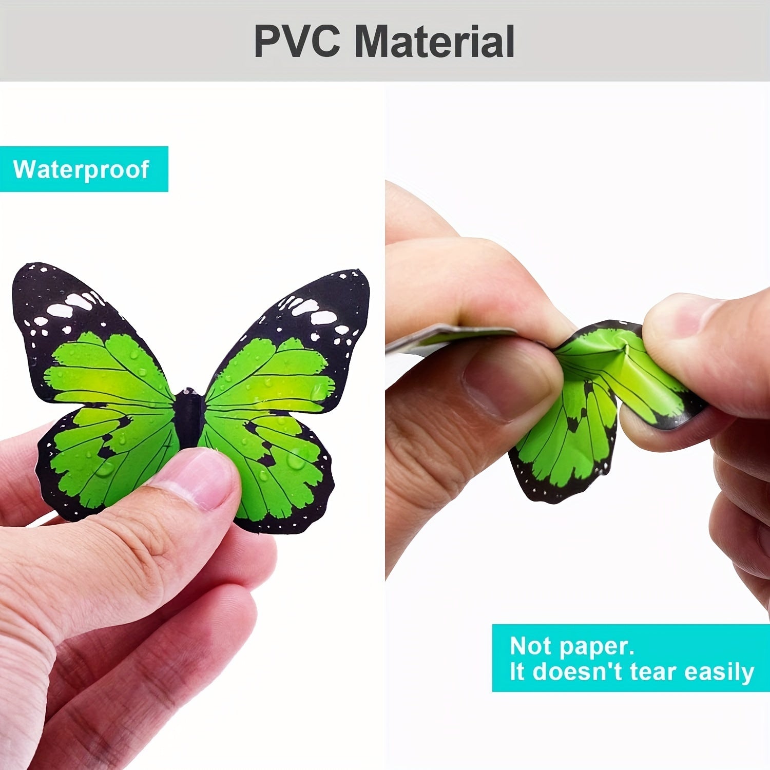 12pcs 3D Butterfly Magnet Craft Decorations