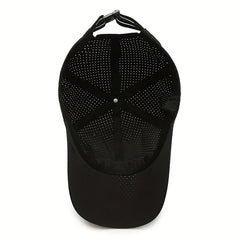 Embroidered Perforated Hat Outdoor Baseball Cap Men's Sport Cap Polyester