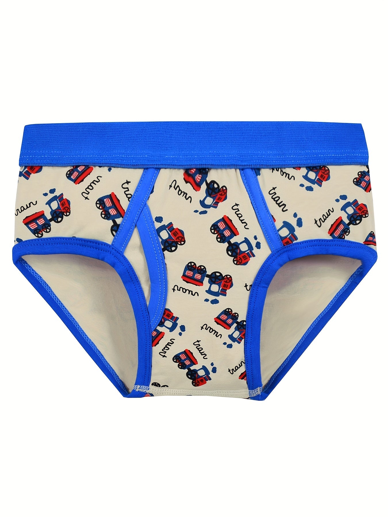 5pcs Boys Car Dinosaur Rocket Briefs Underwear Cozy Comfortable