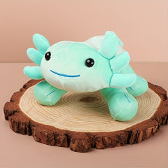 63 Inch Cartoon Axolotl Stuffed Toy Hexagonal Dinosaur Fish Stuffed Toy
