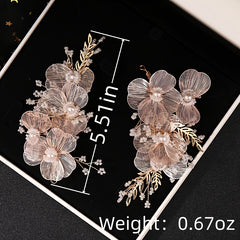 Faux Pearl Crystal Wedding Hair Clip