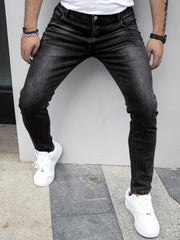 Men's Distressed Slim Fit Jeans