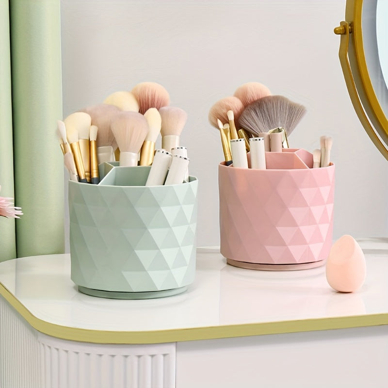 360 Rotating Makeup Brush Holder for Bathroom & Dressing Table