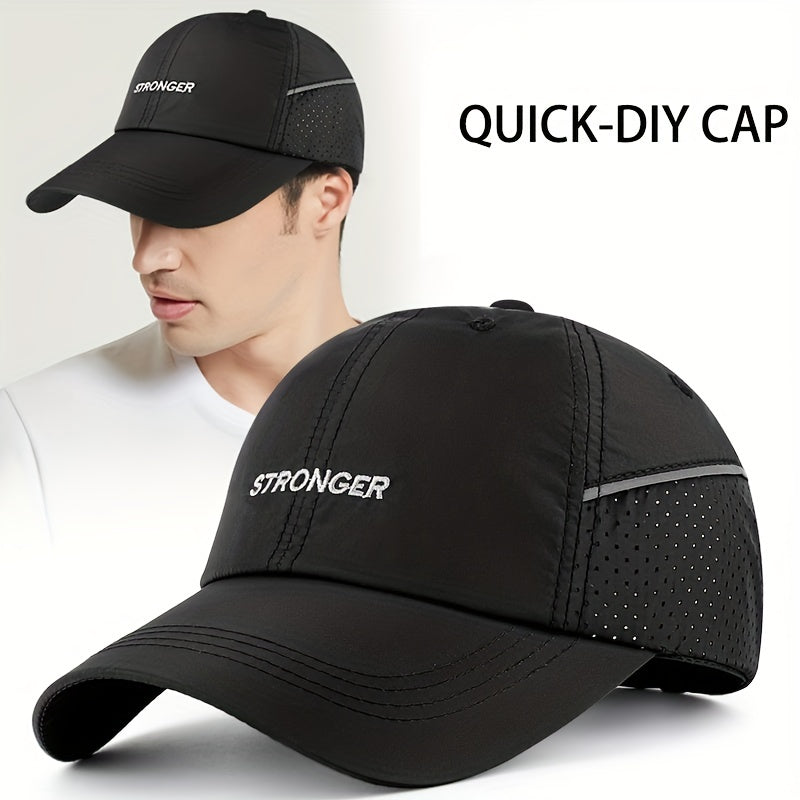 Quick Drying Sports Baseball Cap Sun Protection Duck Cap Golf Cap