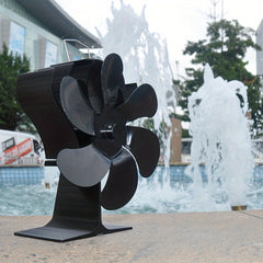 Aluminum Firewood Stove Fan with 6 Blades