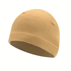 Warm Thermal Fleece Beanie Hat for Winter Outdoor Activities