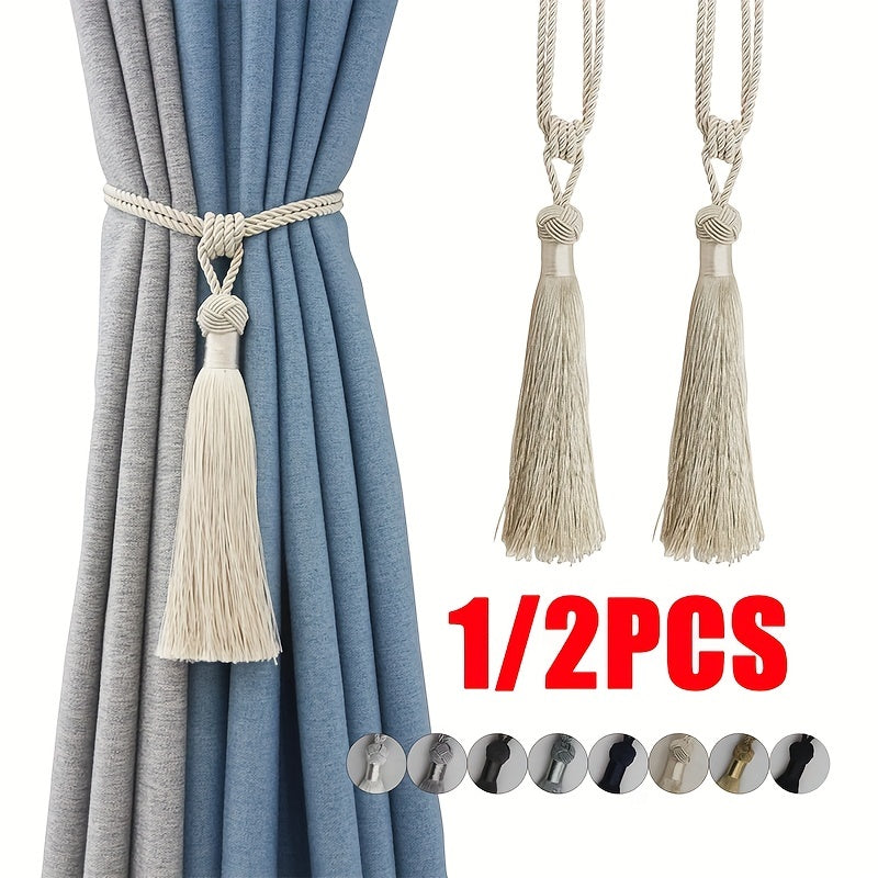 Decorative Curtain Tiebacks with Tassel for Home Decor