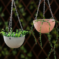 Plastic Hanging Succulent Plant Flower Pot Large Diameter Orchid Money Grass Lan