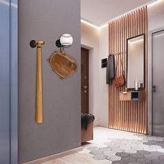 Wall Mounted Baseball Storage Rack Golf Ball Rack