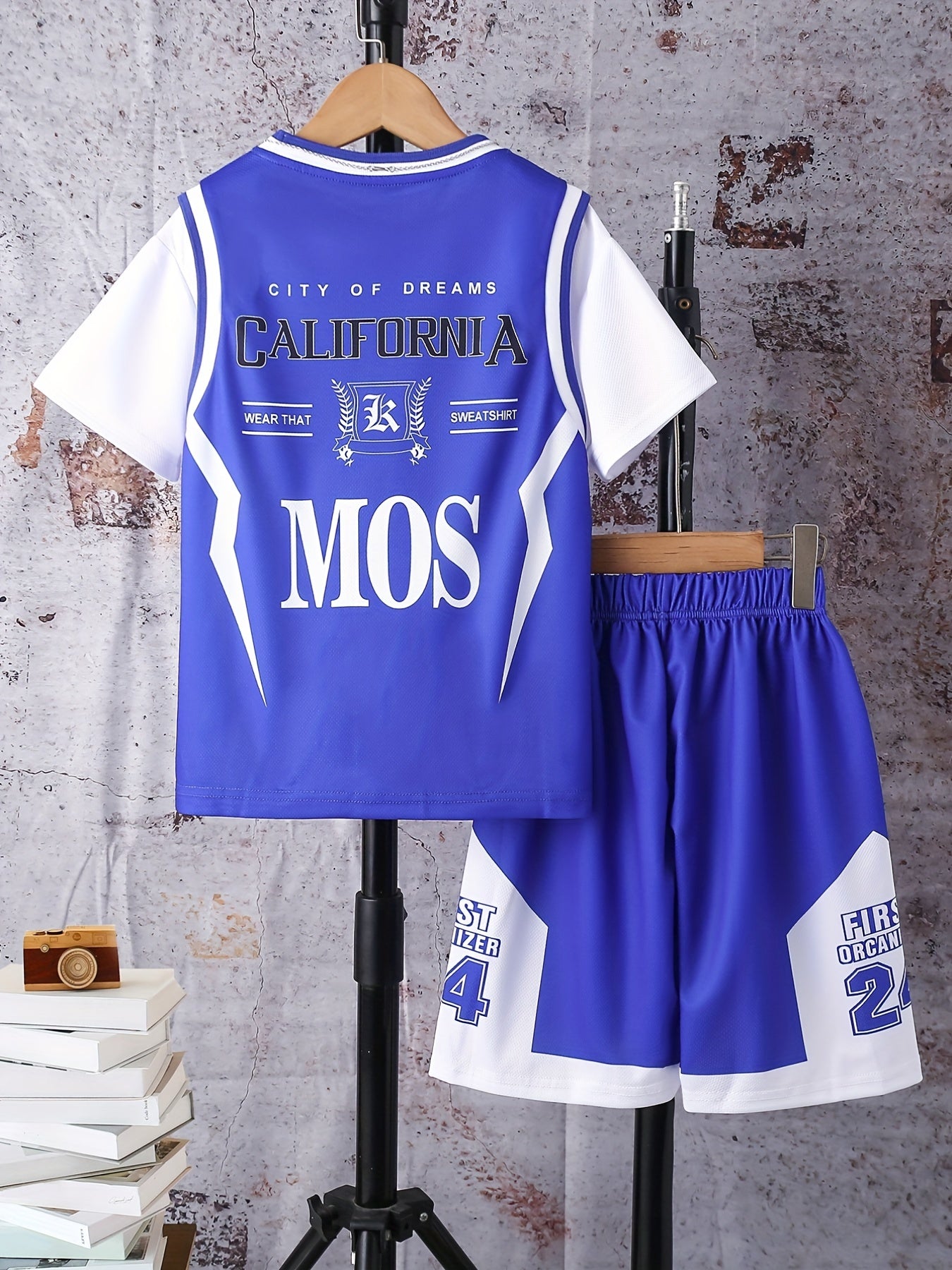 Boys Basketball Tracksuit Set - First Organizer 24 Print
