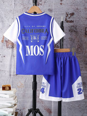 Boys Basketball Tracksuit Set - First Organizer 24 Print