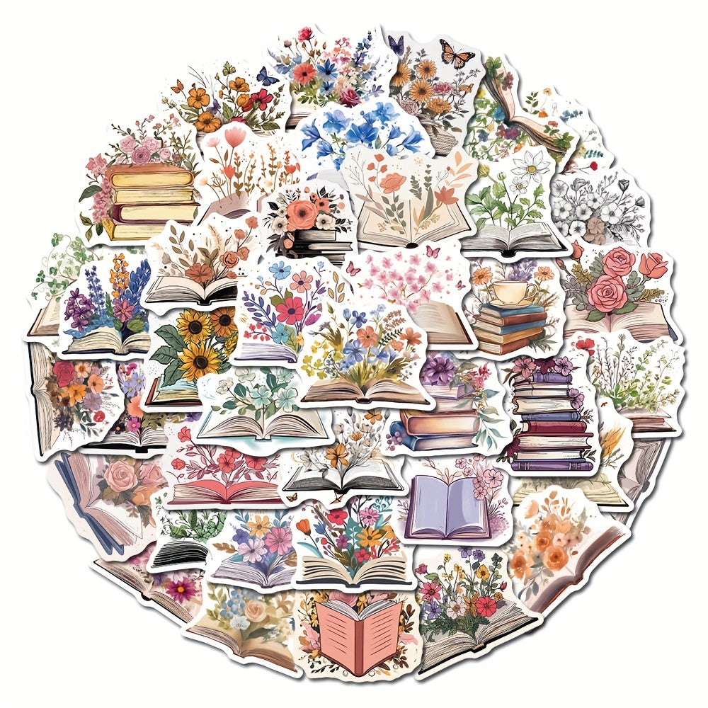 54pcs Literary Stickers for Skateboard Computer & More