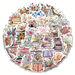 54pcs Literary Stickers for Skateboard Computer & More