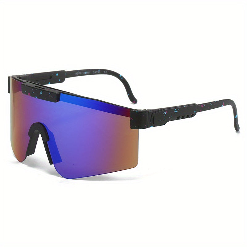 Men's Large Frame Sports Sunglasses Cycling Mountaineering Windproof