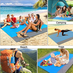 Large Waterproof Beach Blanket 79x83 inches