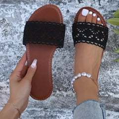 Women's Breathable Slide Sandals Lightweight Slip On Shoes